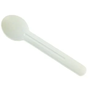 Bagasse White Spoon x100