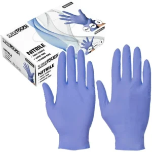 Blue Nitrile Gloves x100 (S, M, L, XL)