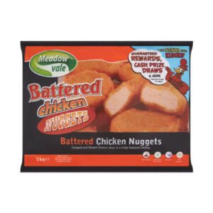 Meadow Vale Battered Chicken Nuggets 1KG