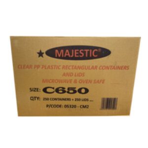 Majestic C650ml Containers And Lids