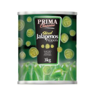 Prima Sliced Jalapenos 3KG (Tin)