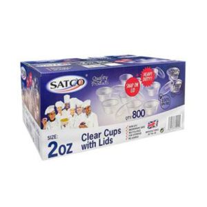 Satco [2oz] Round Container and Lid