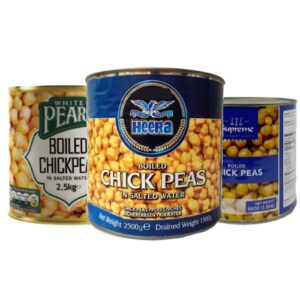 Boiled Chick Peas 6×2.5kg