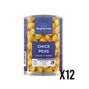 Supreme Boiled Chick Peas 12x400g