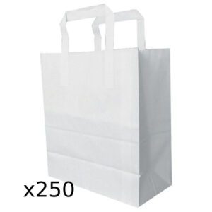 SOS Medium White Bags x250